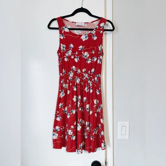 French Grey Dresses Evalynn Brushed Knit Dress French Grey Red Floral Poshmark
